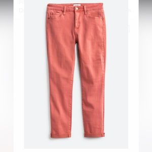 PISTOLA Drea Slim Straight Scissor Cut Hem Jean Women’s Colored Denim Size 33